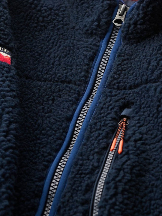 Men's Fleece Cardigan Eclipse Navy