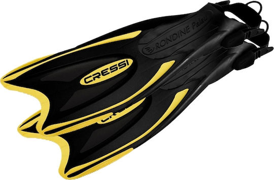 Cressi-sub Palau Schwarz Gelbe Flossen