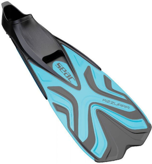 Seac Βατραχοπέδιλα Κολύμβησης Azzurra Fins Light Blue