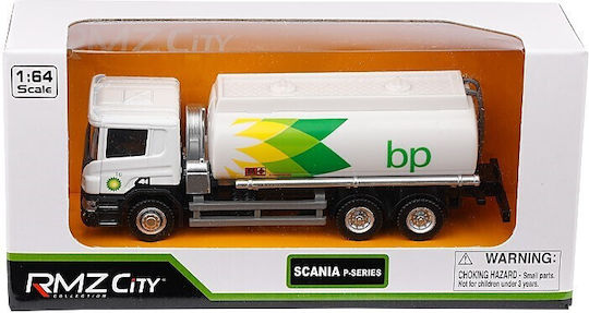 Model 1:64 Scania P-Series BP Two-Axle Tanker White