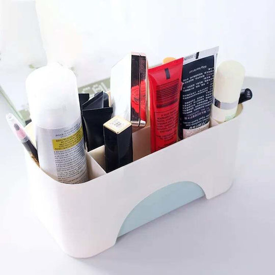 Organizator Cosmetice Cu Sertare Și Separatoare Alb 20x10x8.7cm