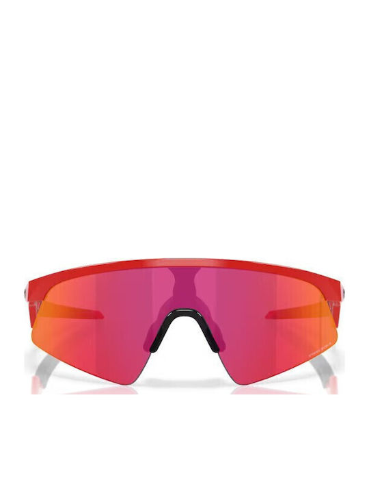 Oakley Sweep Γυαλιά Ηλίου Κόκκινα με Κοκκάλινο Σκελετό