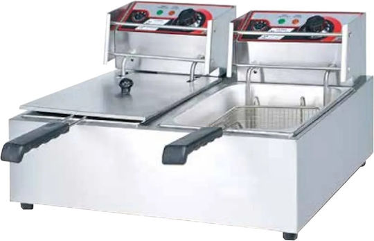 Karamco Electric Fryer Double 5kW Capacity 2x6lt