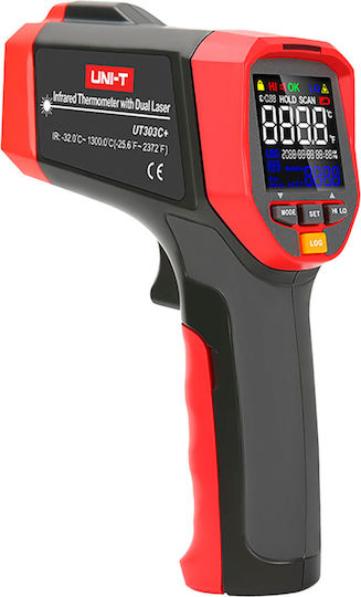 Uni-T Infrared Thermometer -32°C to 1300°C with Distance Ratio 30:1 UT303C+
