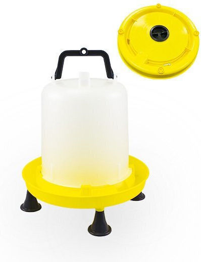 River Plastic Alimentator de apă pentru Găini și Păsări cu Capacitate 10lt 35x35cm.