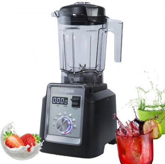 Dynamic Tiger Commercial Blender 2kW Black With Jug Capacity 2lt 19.6x22.8x44.4cm