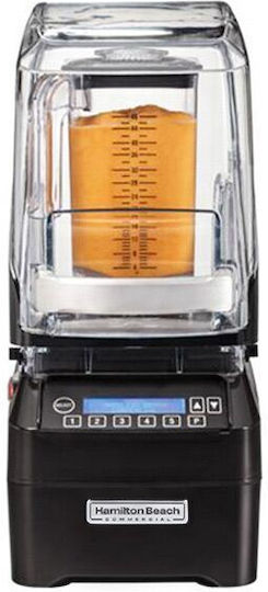 Hamilton Beach Eclipse Blender Comercial Profesional 1kW Negru cu Memorie Internă Cana 1.9lt 21.6x28.6x47cm
