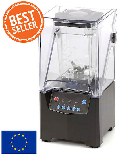 Lappas LPX-6MC Επαγγελματικό Μπλέντερ 0.8kW Μαύρο με Χωρητικότητα Κανάτας 1.5lt 21x21x45cm