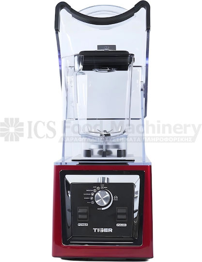 Dynamic Gb A300 Commercial Blender 2kW Red Red with Jug Capacity 2lt 22.4x22.2x49.3cm