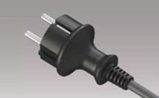 Plastrol Καλώδιο Ρεύματος τύπου H05RR-F με Διατομή 3x2.5mm² σε Μαύρο Χρώμα 1m