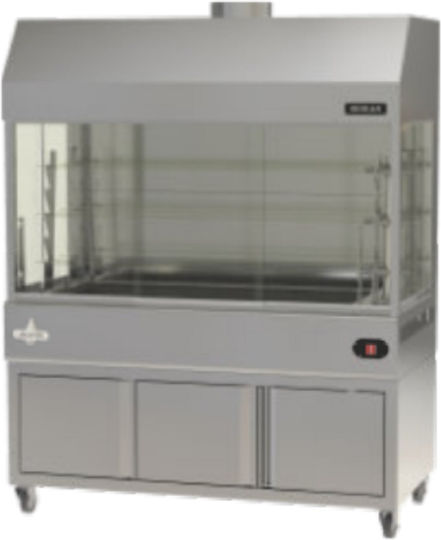Biokan LGHG9 Spit Grill Coal with Dimensions 111x180x200cm