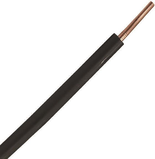 Eurolamp Power Cord Type NYA With Cable Properties 1x2.5mm² In Black Colour 1m