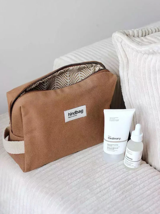 Leon Toiletry Bag Dark Beige