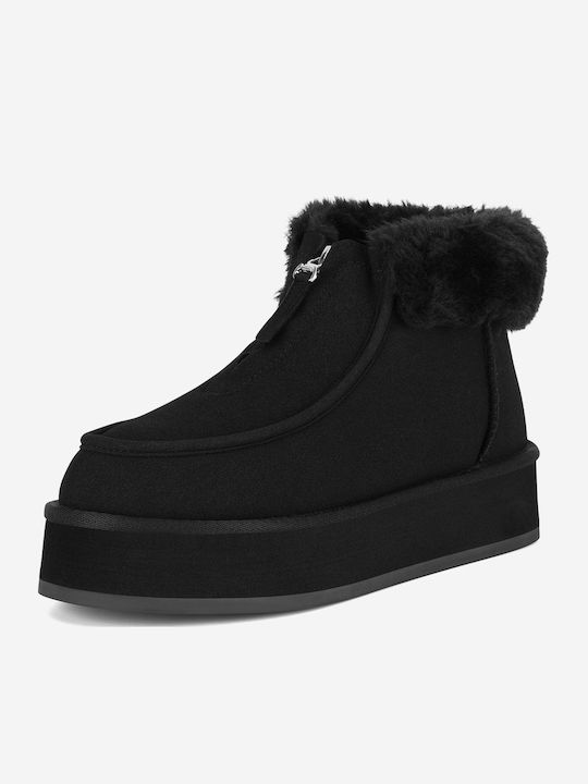 Ghete dama Ankle Boots Negru