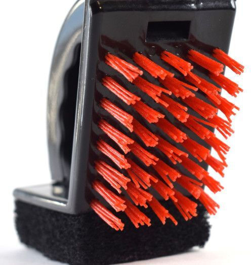 Landmann BBQ Cleaning Brush with Scraper and Sponge 3 in 1