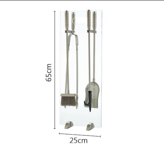 Set de Unelte pentru Șemineu din Aur Mat Zogometal T04-1200