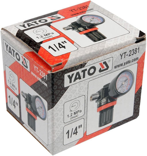 Yato Gas Regulators με Μανόμετρο 1/4'' YT-2381