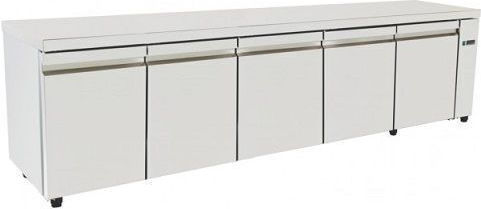 Niki Inox Ψυγείο Πάγκος χωρίς Μοτέρ Υ88xΠ240xΒ60cm