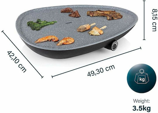 Princess Teppanyaki Grilling Plate with Adjustable Thermostat 2000W 50x42cm.