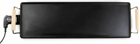 Domo Teppanyaki Grillplatte mit einstellbarem Thermostat 1800W 70x22cm