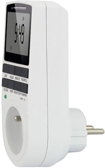 Esperanza Expanse Digital Daily Timer Socket with Random Programming Capability