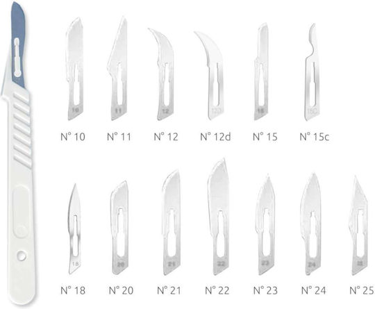 Bournas Medicals Medical Scalpel With Handle No11 10103980 10 Pieces