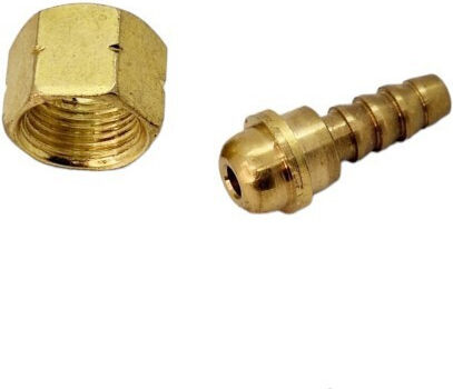 Ydrogaz Conector de montare Barb Fitting Piese de schimb pentru grătare cu gaz 3/8"