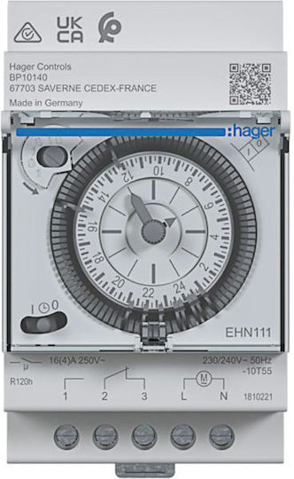 Hager Analog Daily Time Delay Relay with Standby