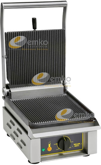 Roller Grill Savoye R Commercial Sandwich Maker with Ribbed Top and Ribbed Bottom 2000W