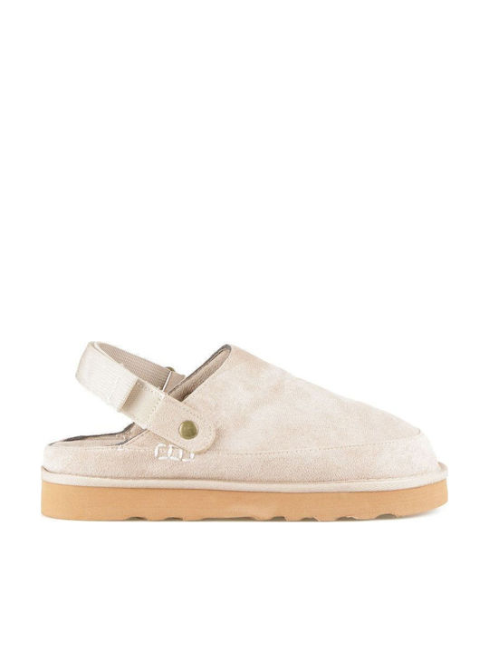 Silia D Clogs Beige