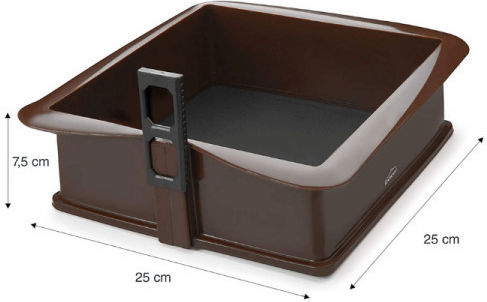 Lacor Gewerbliche Backform Silikon 66777 (25x25cm) 1Stk