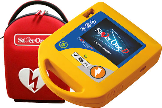 Ami Italia SaverOne D Semi-Automatic Defibrillator 360J with Rechargeable Battery