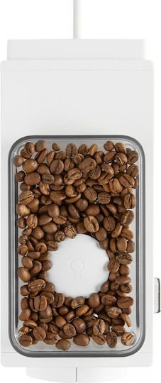 Fellow Ode Brew Grinder Coffee Grinder On Demand 140W with Bean Hopper Capacity 80gr White