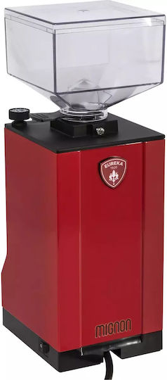 Eureka Mignon Specialita 55 15bl Ferrari Red Coffee Grinder On Demand 310W With Bean Hopper Capacity 300gr Ferrari Red