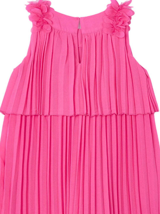 Children's Dress Sleeveless Fuchsia