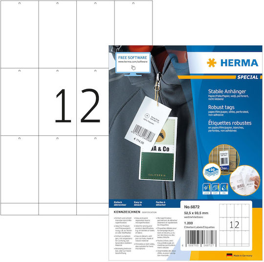 Herma 1200 Etichete agățătoare 93.5x52.5mm