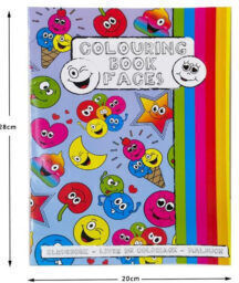 Zeichenblock „Emotion Faces“ Aufkleber
