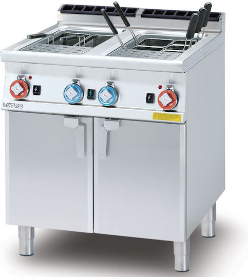 Nudelkocher Boden Gas 25+25 Lt - Cp-78g