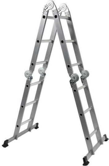 Vorel Multipurpose Ladder 4x3 with Maximum Height 3.4m