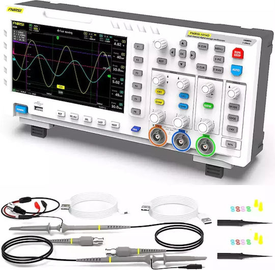 Finirsi 1014D Heat Rate Monitor Counter 100MHz with 2 Channels and 7" Screen