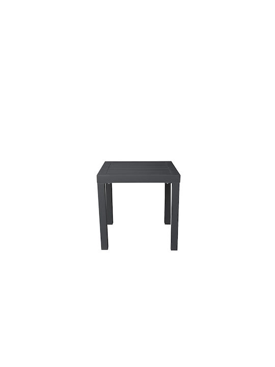 Liegestuhl Aluminium mit Textilene-Stoff Gray 3Stück 208x63x31cm.