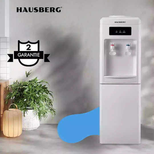 Hausberg Inox Bottle Floor Standing Water Cooler with Cold Water Flow 1.5lt/h