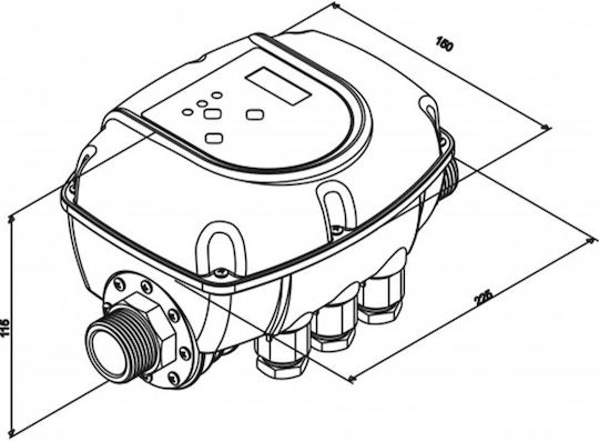 Italtecnica Brio Top Electronic Pressure Controller Pumps 107101