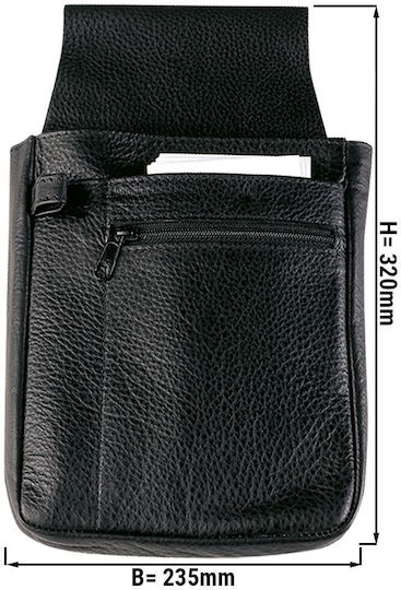 Karlowsky Faux Leather Waiter Waist Bag 23.5x12.5x3.2cm