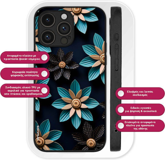Θήκη Sonique 3d Flower Series Oneplus Nord Ce 5g Γαλάζιο