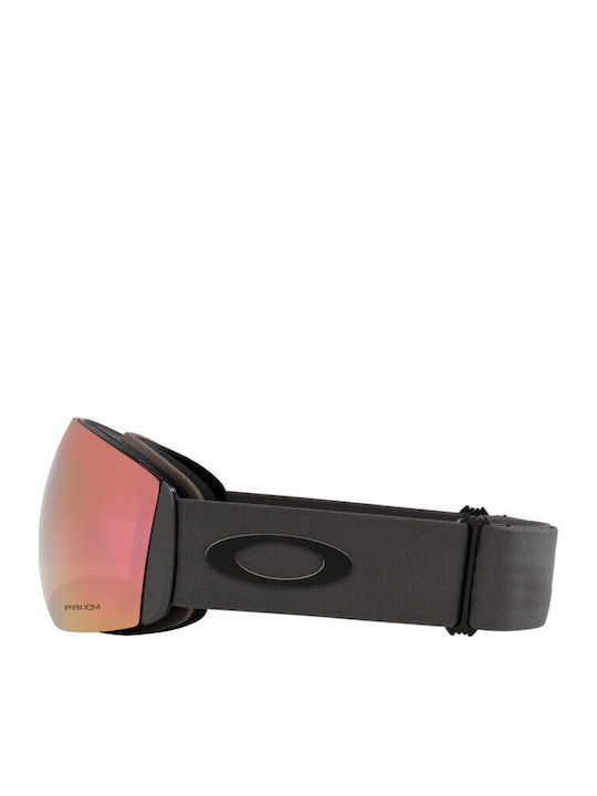 Oakley Flight Deck L Ski & Snowboard Goggles Kids Gray with Lens in Gray Color