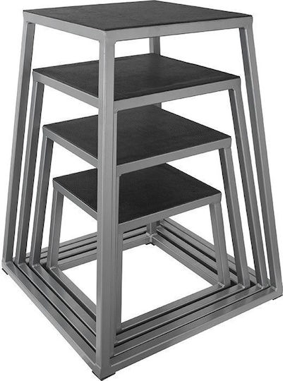 AMILA Power Fit 48079 Plyometric Box Set 3 Pieces Steel