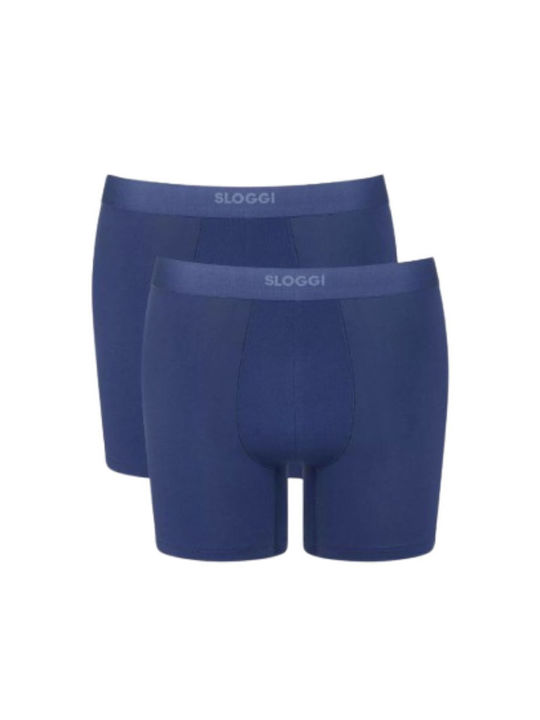 Ever Ease Short Ανδρικά Μποξεράκια Μπλε 2Pack