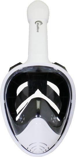 Bluewave Silicone Full Face Diving Mask Black