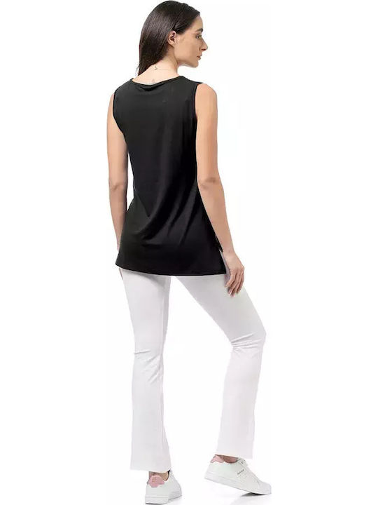 Women's Blouse Sleeveless Black